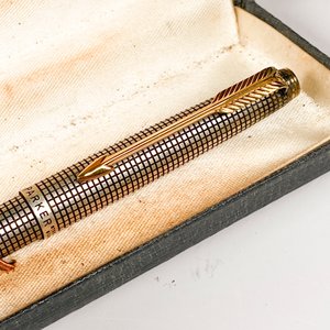 Lapicera Birome Parker de Plata con Estuche - imagen 3