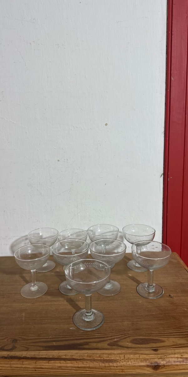 Set de 9 Copas para Helado o Postre