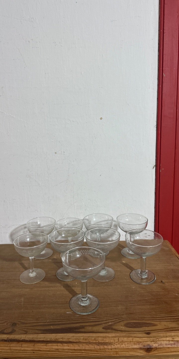 Set de 9 Copas para Helado o Postre