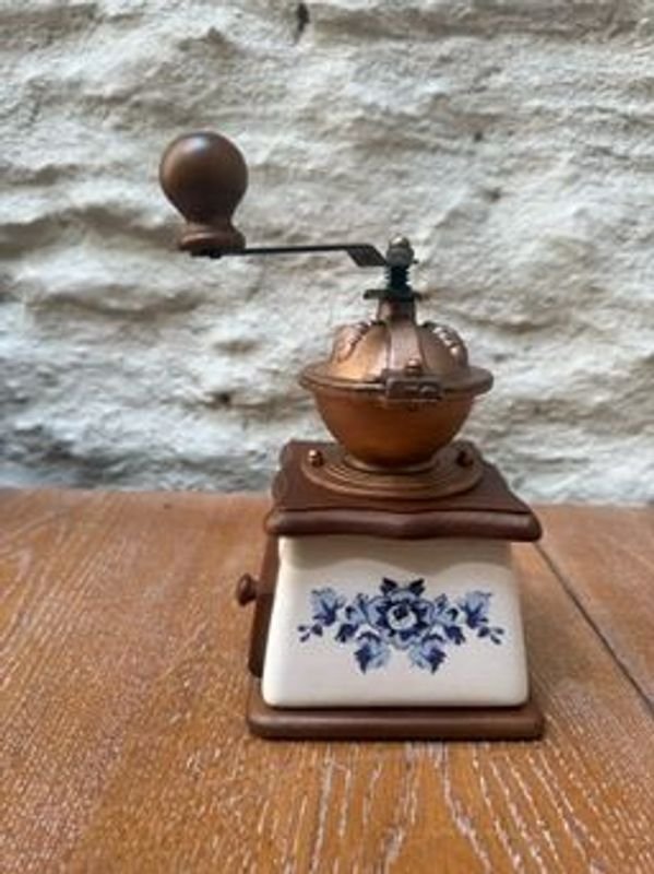 Molinillo de café cerámico antiguo - imagen 5