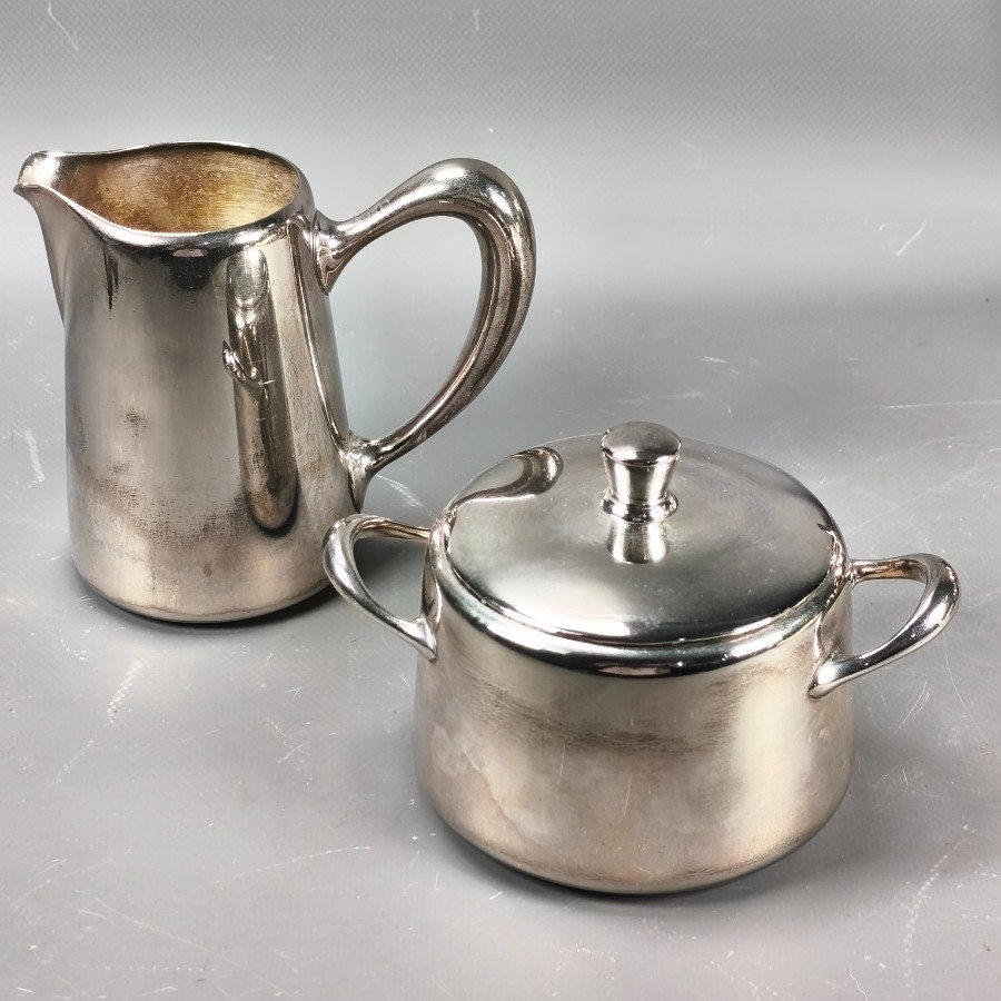 Servicio de té y café Christofle en plata - imagen 4