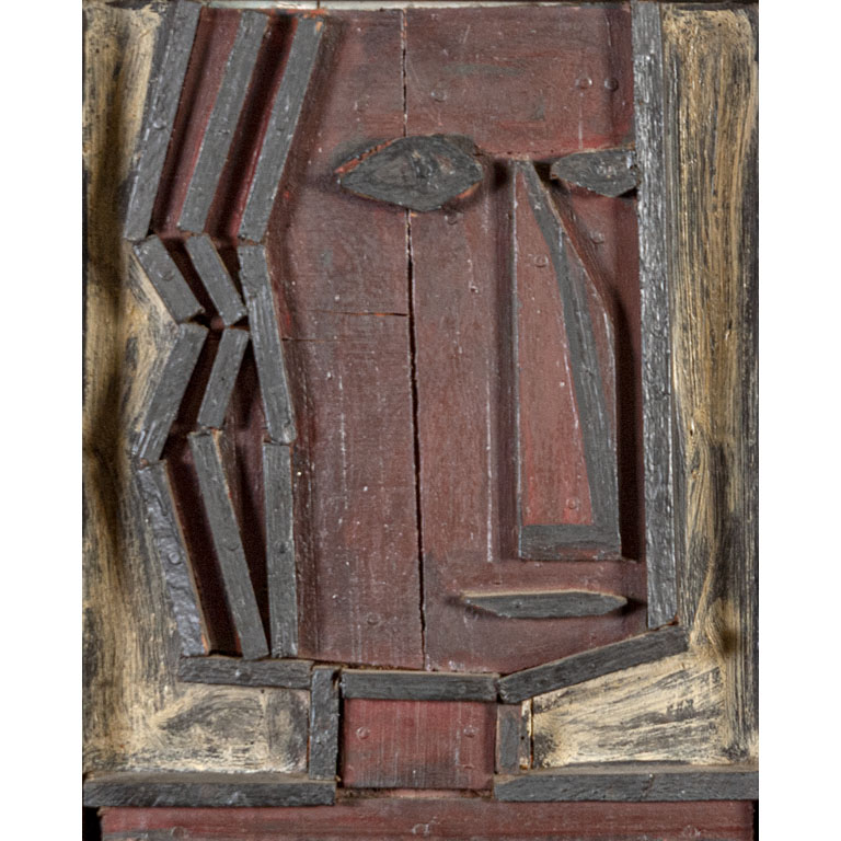 Lote siguiente: Alceu Ribeiro. Obra de arte en madera y óleo, 36 x 29 cm.