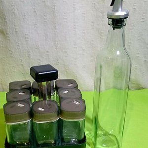 Lote anterior: Especiero Giratorio de Vidrio con Botella Aceitera