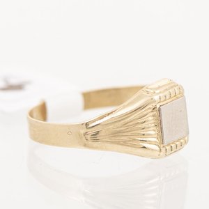 Anillo de Oro 18k Grabable - 1.1g - imagen 2