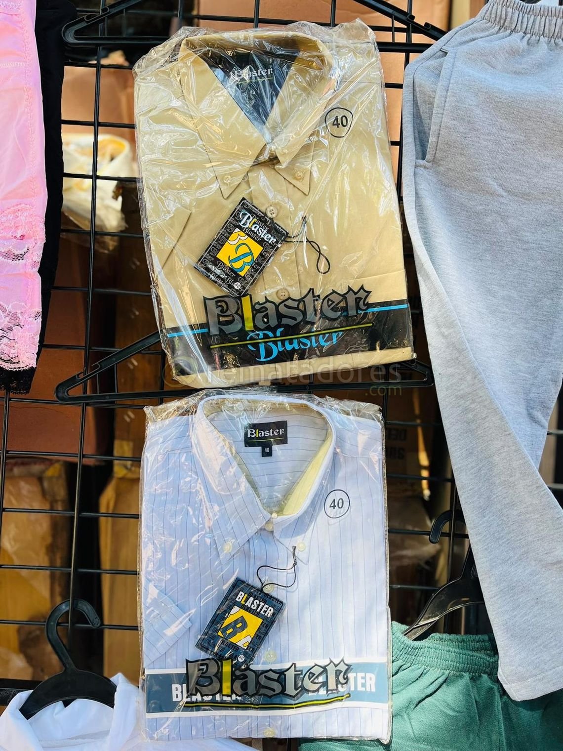 Camisas Blaster Manga Larga Hombre Talle 40