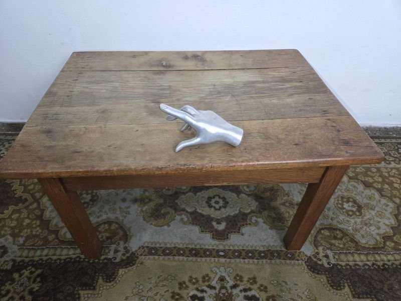 Lote anterior: Mesa ratona en roble macizo firme para decoración