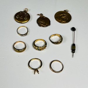 Lote anterior: Lote de 10 Piezas: Anillos, Medallas y Accesorios de Joyería