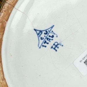 Jarrón de Cerámica Italiana Decorada con Fisura - imagen 2