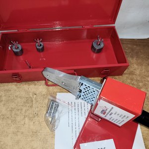 Termofusora KRÄIN para Tubos Plásticos con 3 Discos y Valija Metálica - imagen 3