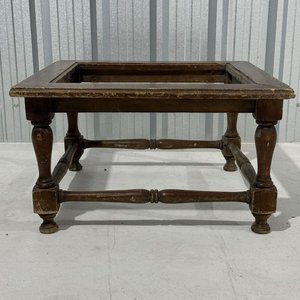 Estructura de Mesa Antigua de Madera Maciza para Restaurar - imagen 2