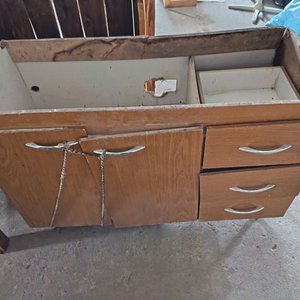 Mueble de MDF para Bajo Aparador con Cajones y Puertas - imagen 2