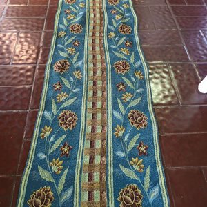 Caminos de Mesa Azules Floreados (2 Unidades) - imagen 2