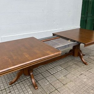 Juego de Comedor de Madera: Mesa Extensible y 10 Sillas Tapizadas Beige - imagen 28