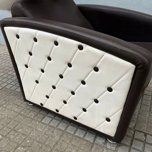 Sillón Lavatorio para Peluquería con Pileta de Loza Blanca - imagen 3