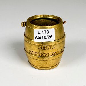 Barrilito de bronce Malta Montevideana ,altura 6 cm - imagen 2