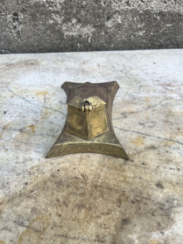 Tintero de bronce en excelente condición - imagen 3