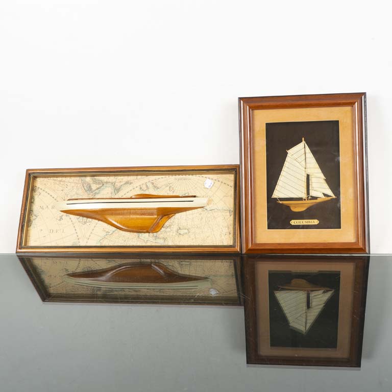 Lote anterior: Dos cuadros nauticos - Medidas: 50x20cm