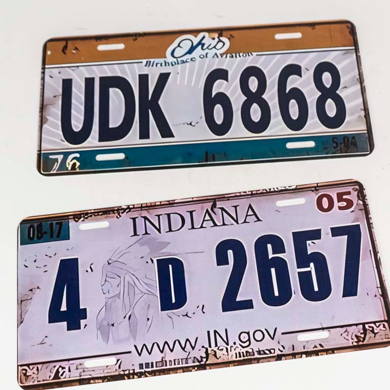 Placas de matrícula de Indiana y Ohio - imagen 2