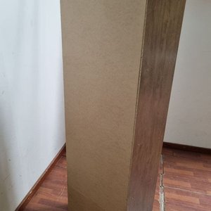 Mueble Auxiliar Blanco con Puerta y Estantes Abiertos - imagen 4