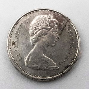 Lote siguiente: Moneda de Plata Canadiense 25 Cents 1867-1967