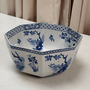 Ensaladera Octogonal de Porcelana Inglesa Adams "Tokio" - imagen 5
