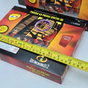 Juego de Mesa Disney Pixar Los Increíbles 2 Puzzle 3D con Lentes x4 - imagen 3