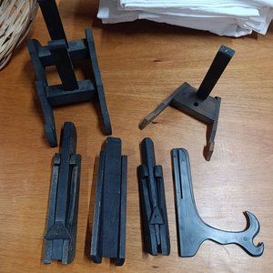 Cesto de Mimbre con 6 Soportes para Platos y Bandejas - imagen 5