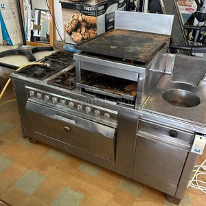 Cocina Industrial Acero Inoxidable con Plancha y Horno - imagen 2