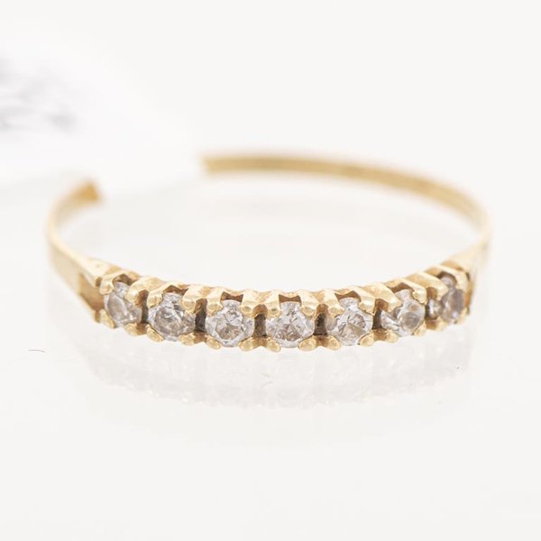 Anillo Sin Fin de Oro 18k con Brillantes - imagen 1