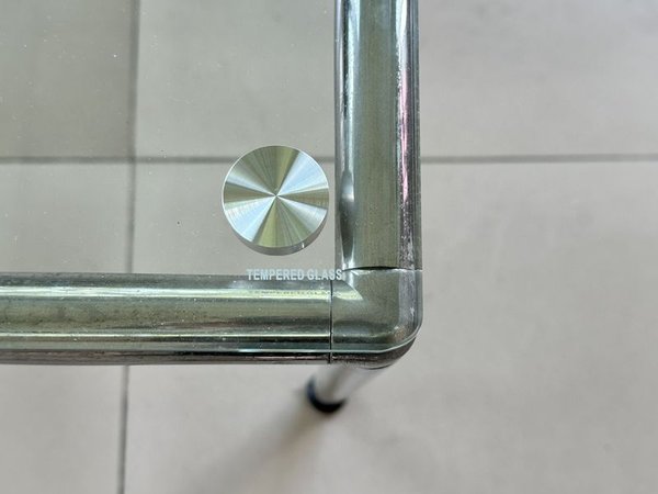 MESA AUXILIAR DE GLAS Y METAL - imagen 3