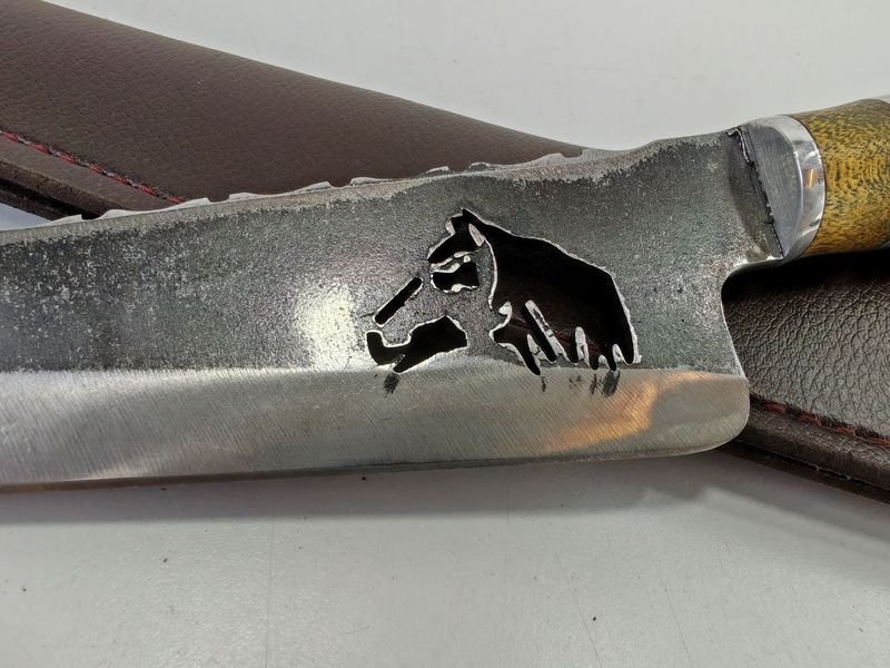 Cuchillo Criollo con Hoja de 34cm y Manija Negra - imagen 4