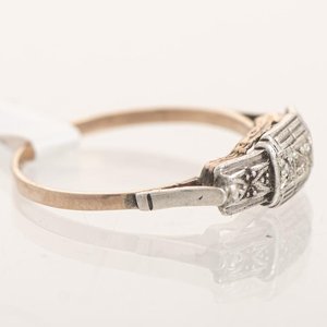 Anillo de Oro y Plata con Diamantes - imagen 2