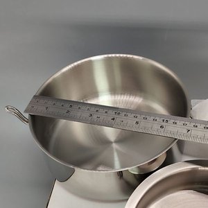Set de Cocina/Camping Acero Inoxidable 3 Piezas Mangos Plegables - imagen 11