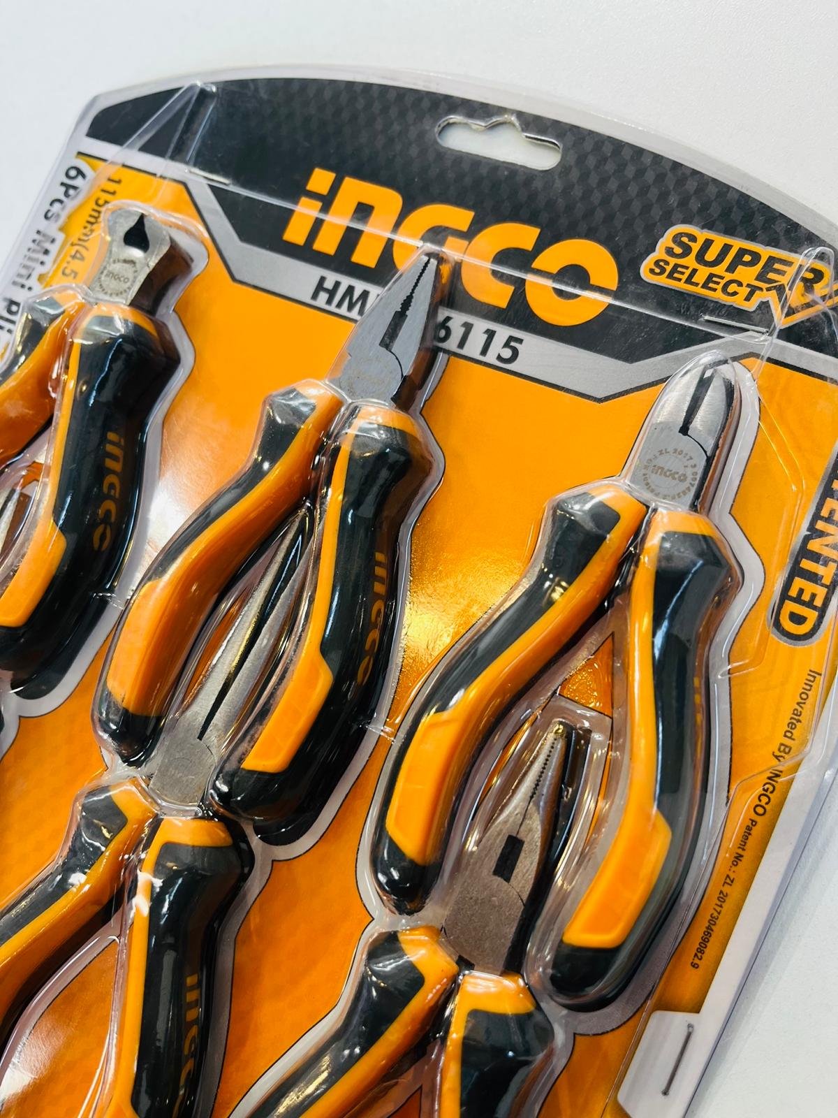 Set de 6 Alicates Mini Ingco HMP115 - Herramientas de Precisión