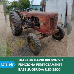 Lote anterior: Tractor David Brown 950 Funciona Perfecto