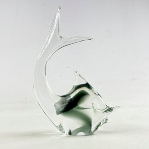 Figura de Cristal Murano Hialino Estilo Pez - imagen 4