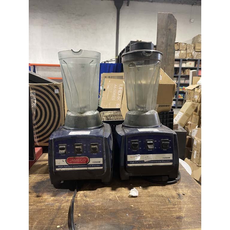 Set de 2 Licuadoras Comerciales Jameco 1250W con Detalles Estéticos