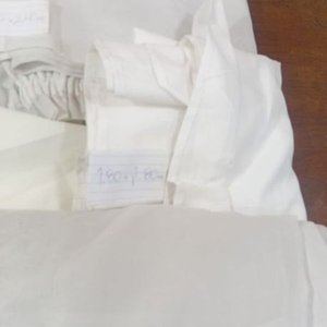 Lote de 6 Cortinas Blancas y Crudas con Diversas Texturas y Medidas - imagen 6