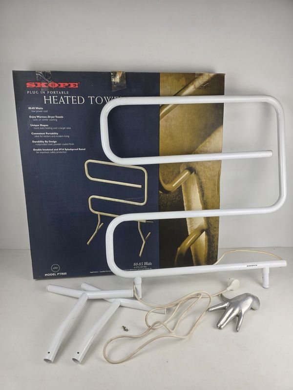 Secador de Toallas Eléctrico Portátil Skope Blanco