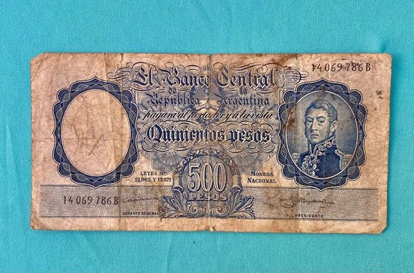 Antiguo billete de Argentina en venta - imagen 1