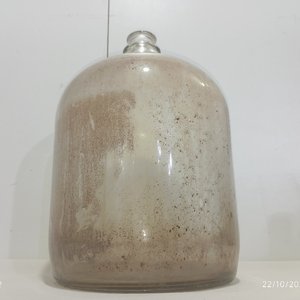 Antigua Damajuana de Vidrio Transparente - imagen 5