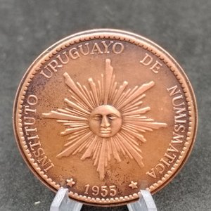 Medalla Conmemorativa Instituto Uruguayo de Numismática 50 Años (1955-2005) - imagen 3