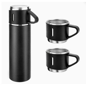 Lote siguiente: Set Termo Frío Calor 500ml con 3 Tazas Acero Inoxidable Negro