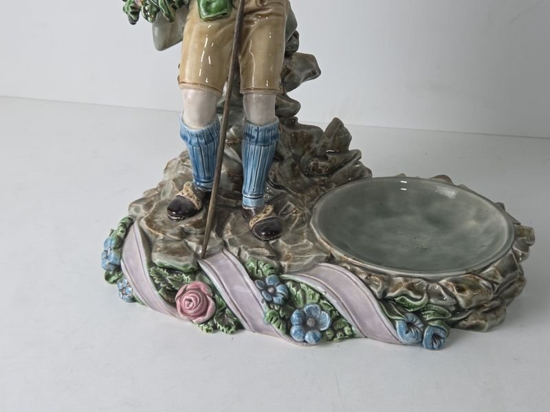 Figurita en mayolica Eichwald restaurada - imagen 2