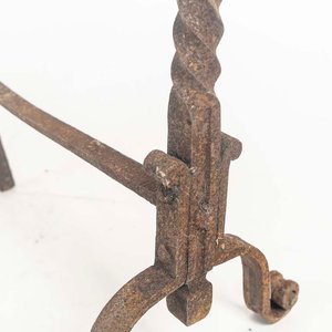Par de Morrillos de Hierro Forjado para Chimenea - imagen 2