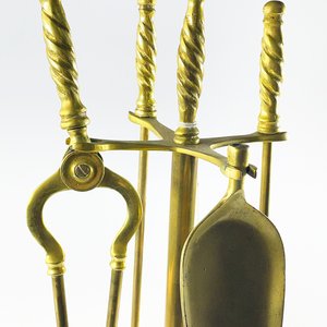 Juego de Herramientas para Estufa en Bronce con 3 Piezas - imagen 3
