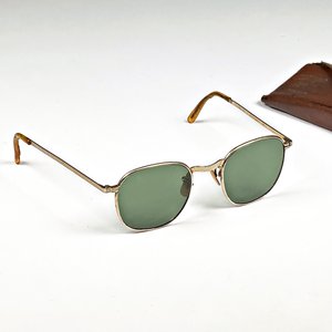 Lentes de Sol Vintage con Estuche de Cuero - imagen 3