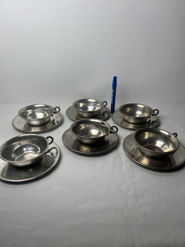 Tazas con Manijas y Saucers - imagen 2