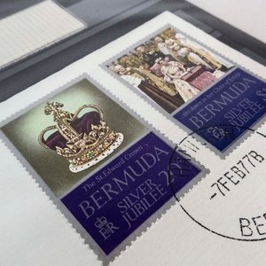 Sobre Primer Día "Jubileo de Plata de la Reina Elizabeth" - Bermuda - imagen 2