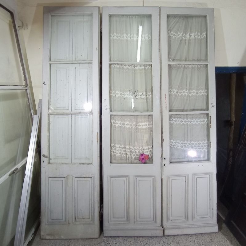 Puertas de pinotea sin marco para decoración - imagen 1
